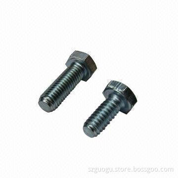 Hex Bolt with Zinc Plating, Eco-friendly, DIN 933, DIN 931 and JIS Standard